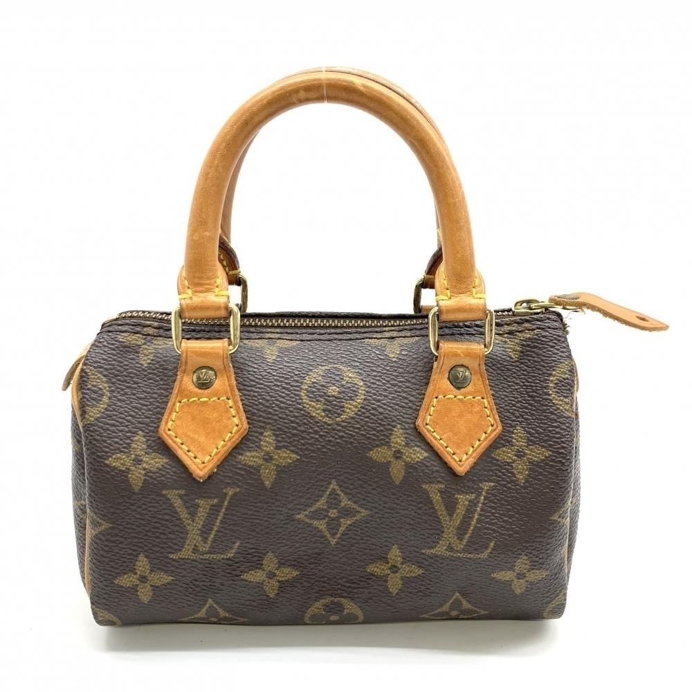 Louis Vuitton Monogram Speedy Bag Brown